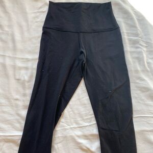 High-Waisted Black Leggings